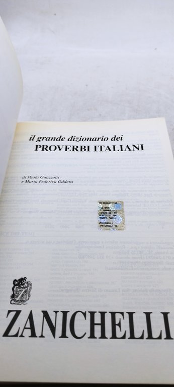 il grande dizionario dei proverbi italiani zanichelli