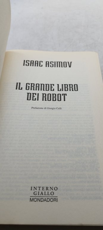 il grande libro dei robot isaac asimov