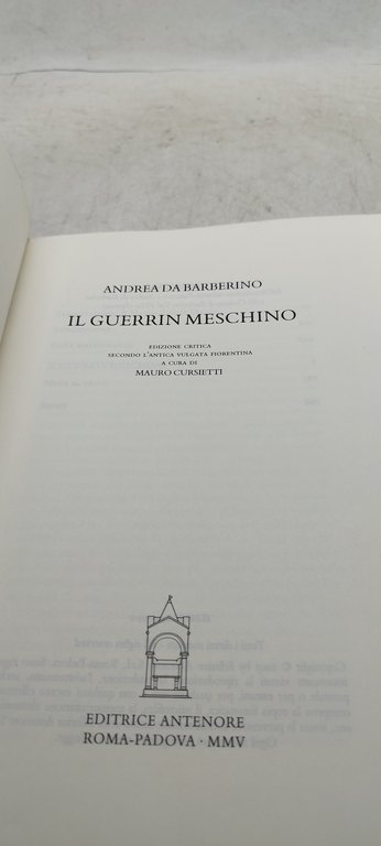 il guerrin meschino andrea da barberino