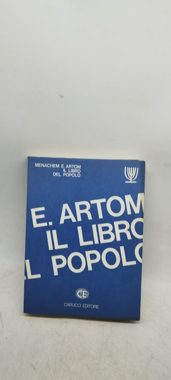 il libro del popolo menachem e artom