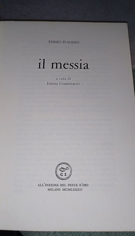 il messia ennio flaiano all'insegna del pesce d'oro | Immagine Gallery 5