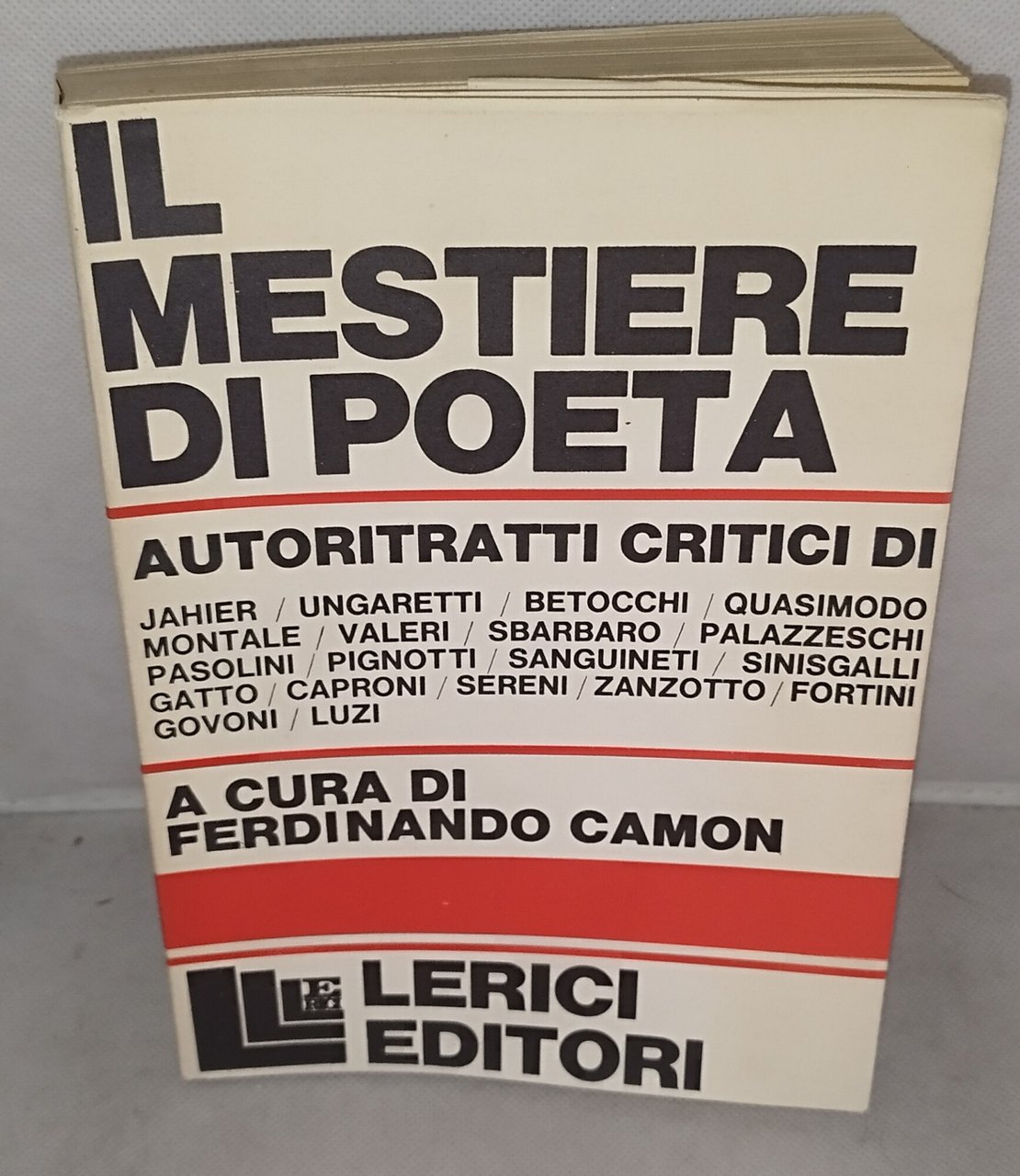 il mestiere di poeta autoritratti critici ferdinando camon | Immagine principale