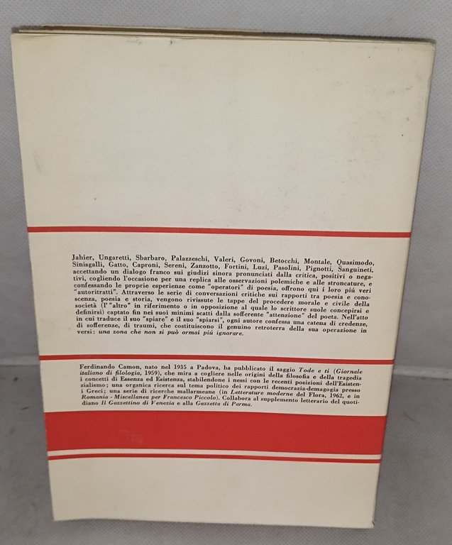 il mestiere di poeta autoritratti critici ferdinando camon | Immagine Gallery 2