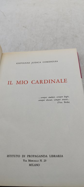 il mio cardinale giovanni judica cordiglia