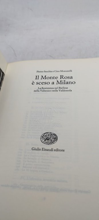 il monte rosa e sceso a milano