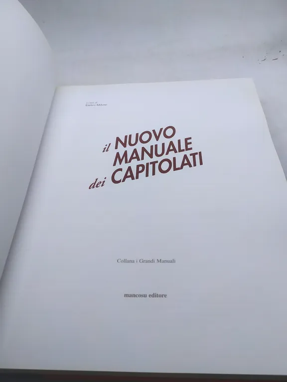 il nuovo manuale dei capitolati enrico milone | Immagine Gallery 5
