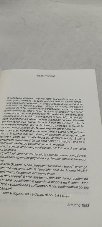 il parco del ginepro andrea vitali