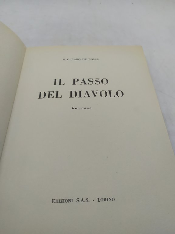 il passo del diavolo m.c. caro de rosas 1951