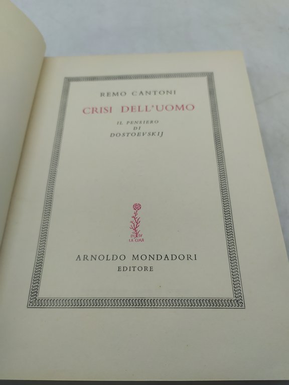 il pensiero critico remo cantoni crisi dell'uomo il pensiero di …