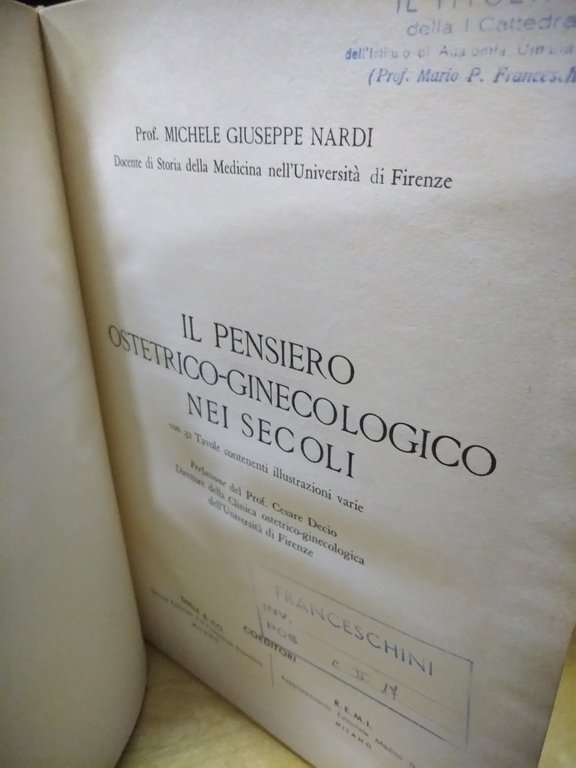 il pensiero ostetrico ginecologico nei secoli m.g.nardi