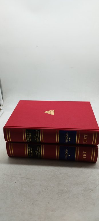 il pensiero politico antologia 2 tomi utet
