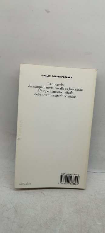 il potere sovrano e la nuda vita