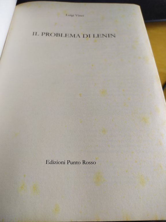 il problema di lenin luigi vinci punto rosso