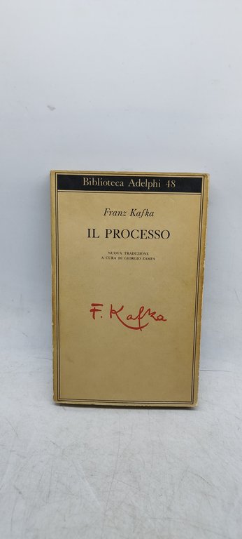 il processo franz kafka