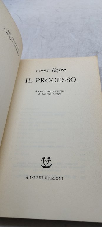 il processo franz kafka