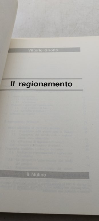 il ragionamento il mulino vittorio girotto