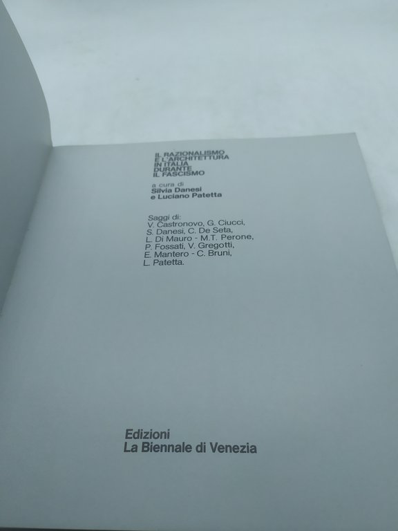il razionalismo e l'architettura in italia durante il fascismo
