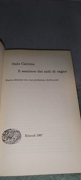 il sentiero dei nidi di ragno italo calvino einaudi