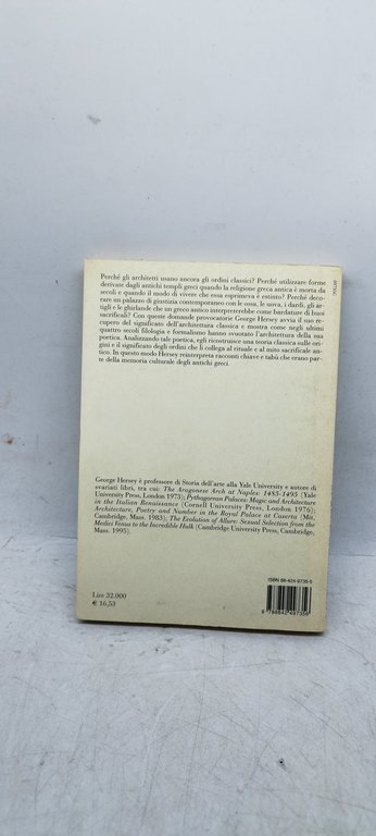 il significato nascosto dell'architettura classica