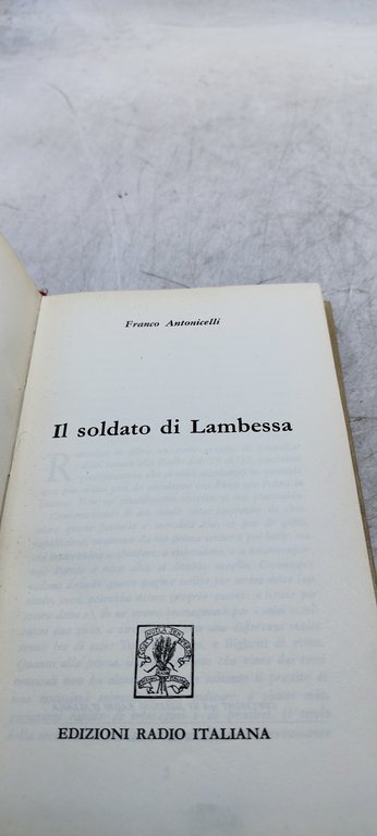 il soldato di lambessa