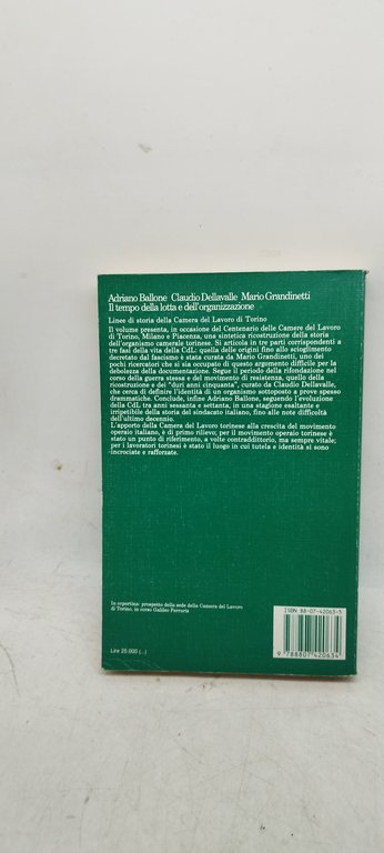 il tempo della lotta e dell'organizzazione linee di storia della …