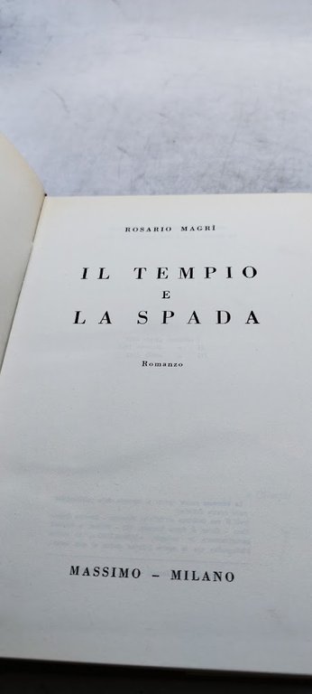 il tempo e la spada