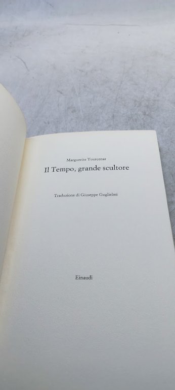 il tempo grande scultore einaudi