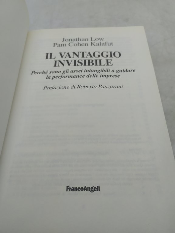 il vantaggio invisibile franco angeli