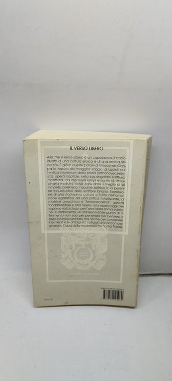 il verso libero proposta