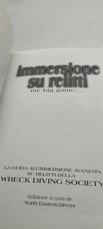 immersione su relitti