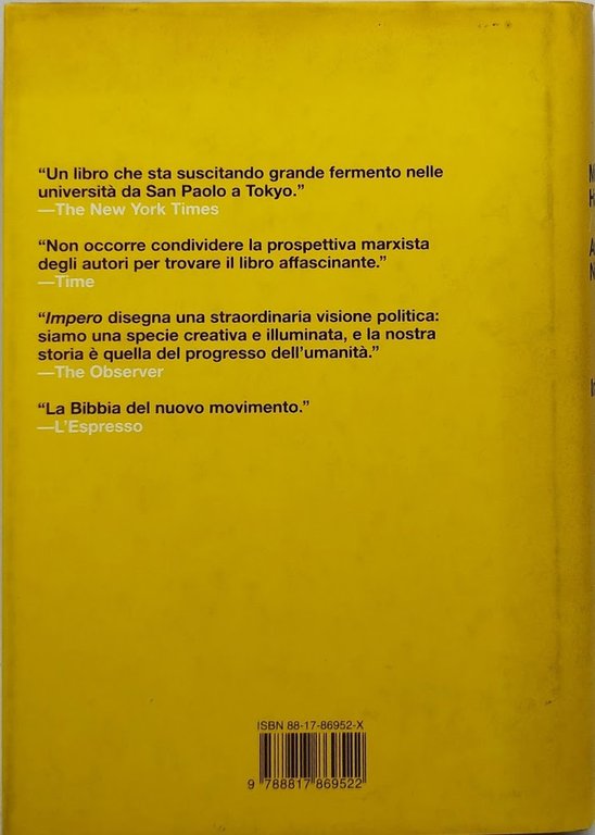 impero il nuovo ordine della globalizzazione