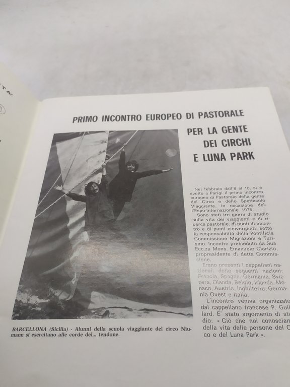 in cammino comunità circhi luna park viaggianti italiani