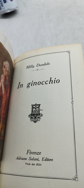 in ginocchio milly dandolo