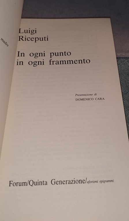 in ogni punto in ogni frammento aforismi epigrammi | Immagine Gallery 5
