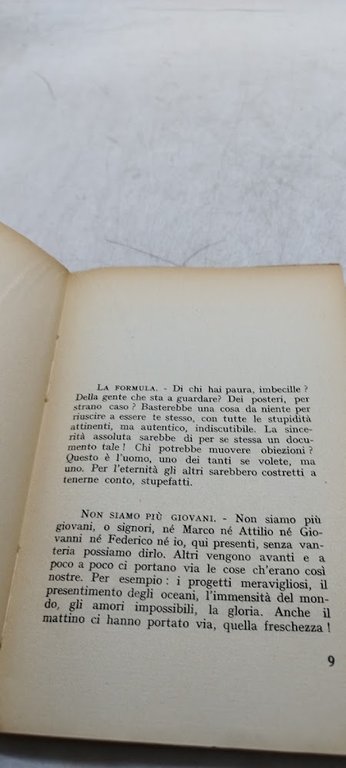 in quel preciso momento