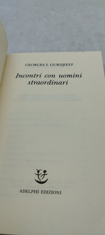 incontri con uomini straodinari