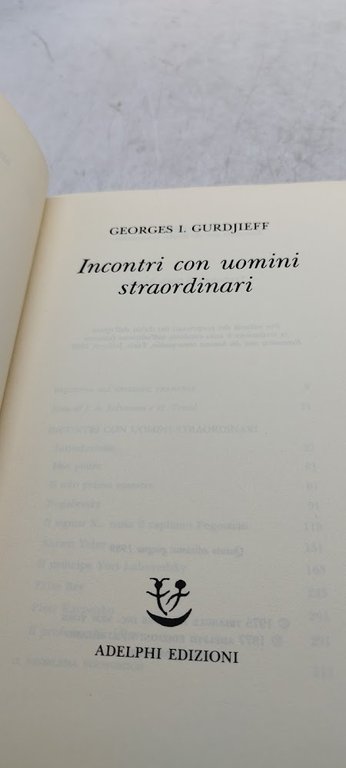 incontri con uomini straordinari adelphi