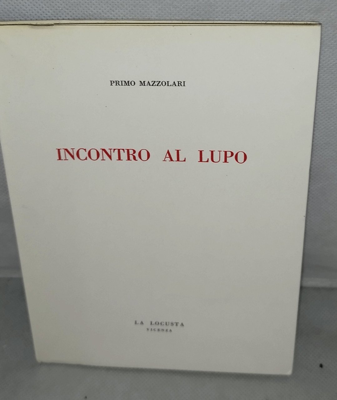 incontro al lupo primo mazzolari | Immagine principale