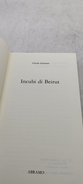 incubi di beirut