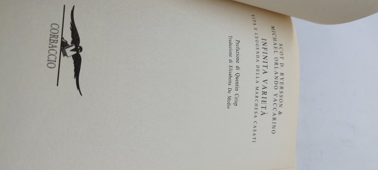 infinità varietà vita e leggenda della marchese casati