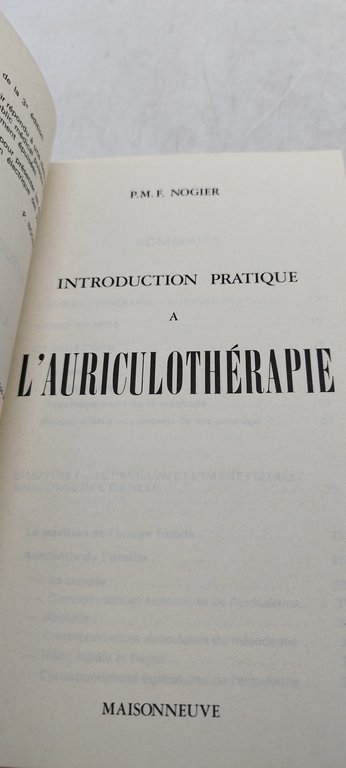 introduction pratique a l'auriculotherapie 3^edition