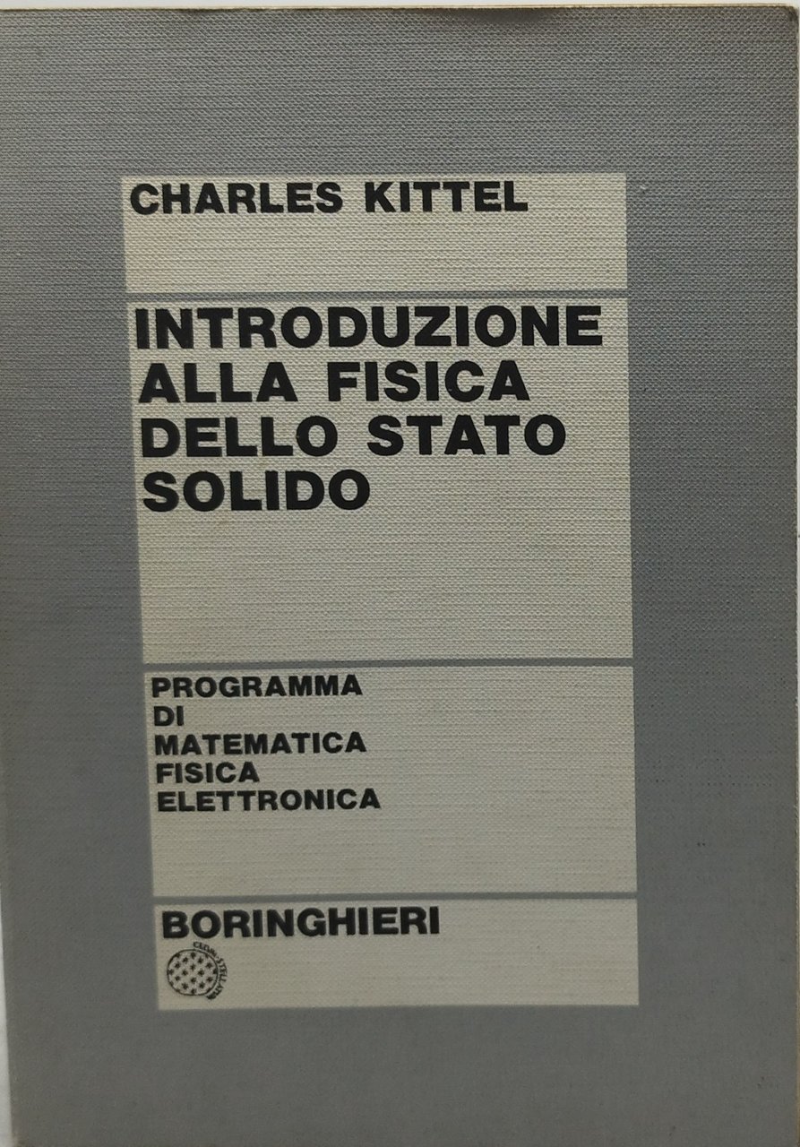 introduzione alla fisica dello stato solido boringhieri | Immagine principale