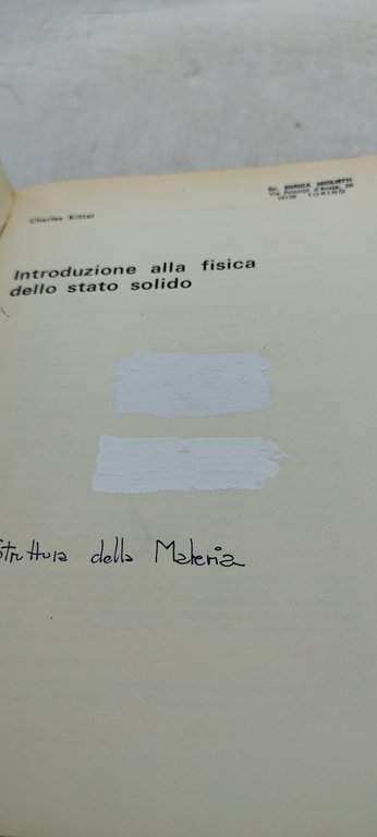 introduzione alla fisica dello stato solido boringhieri | Immagine Gallery 6