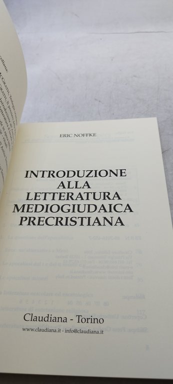 introduzione alla letteratura mediogiudaica precristiana claudiana