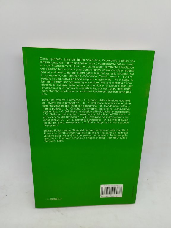 introduzione storica all'economia politica il mulino