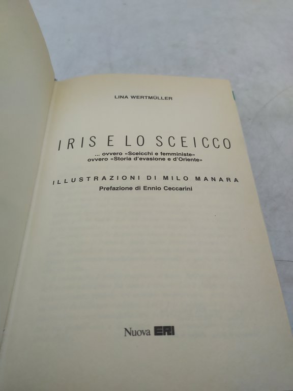 iris e lo sceicco illustrazioni di milo manara nuova eri