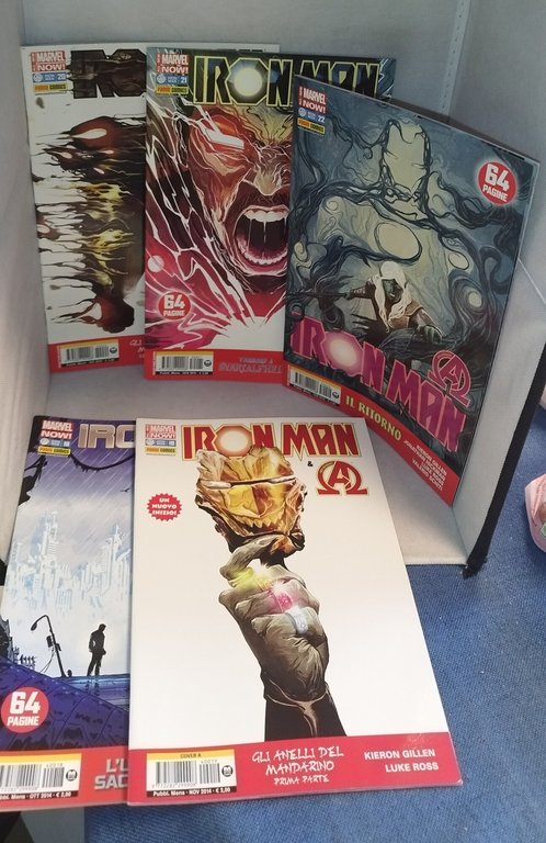 iron man marvel now 21 numeri panini comics