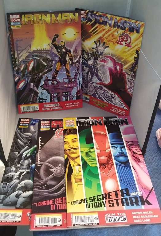 iron man marvel now 21 numeri panini comics