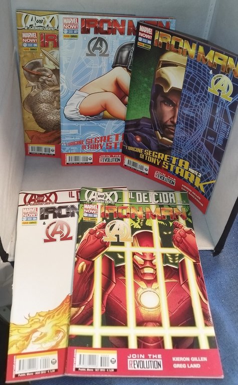 iron man marvel now 21 numeri panini comics