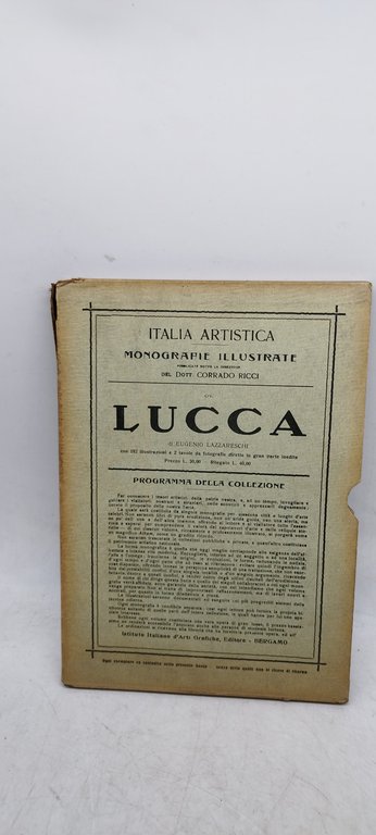 italia artistica monografie illustrate del dottor corrado ricci luccca